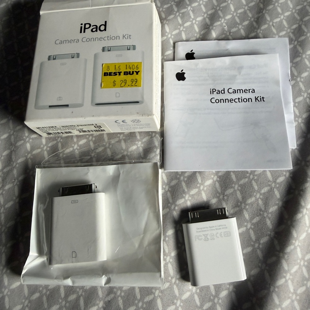 Apple iPad Camera Connection Kit with White Adapters